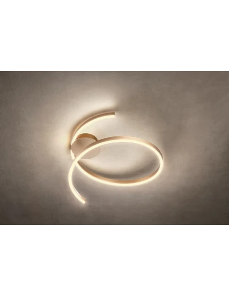 Redo Group - Scroll Lampada da Soffitto - Bronzo Opaco