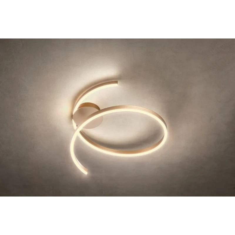 Redo Group - Scroll Lampada da Soffitto - Nero Opaco