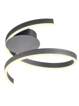 Redo Group - Scroll Lampada da Soffitto - Nero Opaco