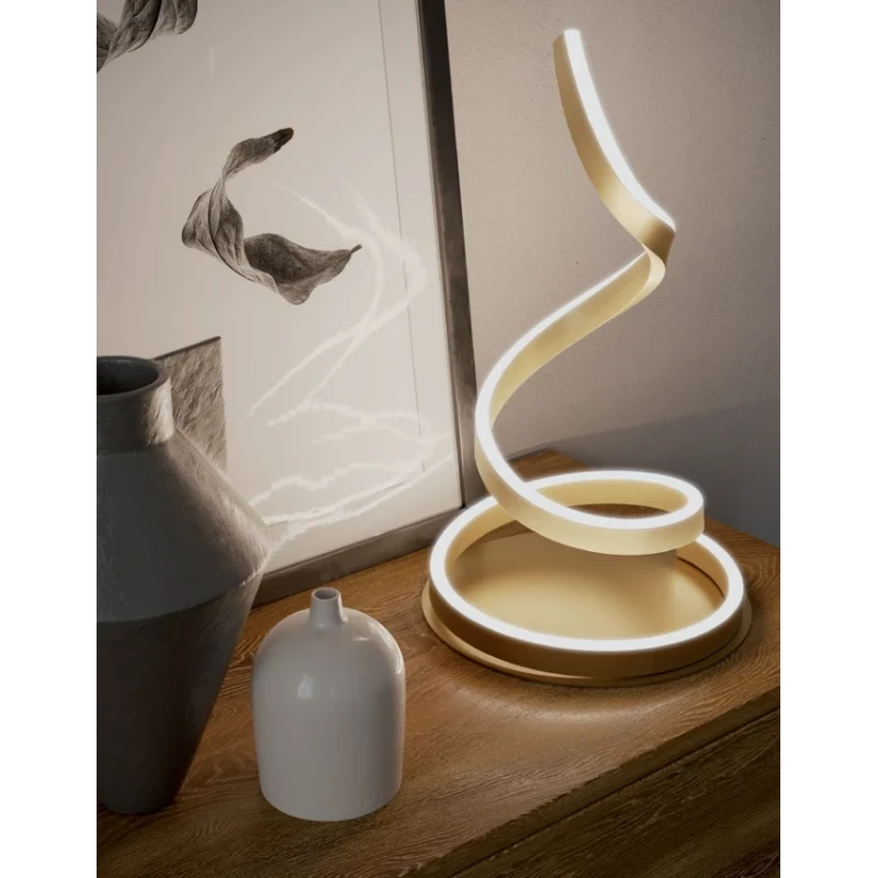 Redo Group - Scroll Table Lamp - Matt White