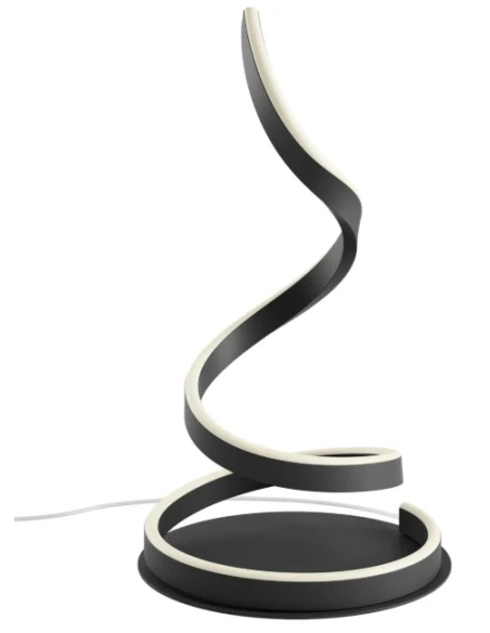 Redo Group - Scroll Lampada da Tavolo - Nero  Opaco