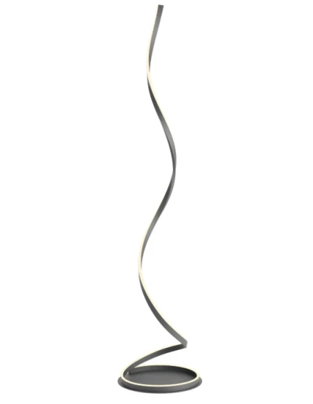 Redo Group - Scroll Floor Lamp - Matt Black