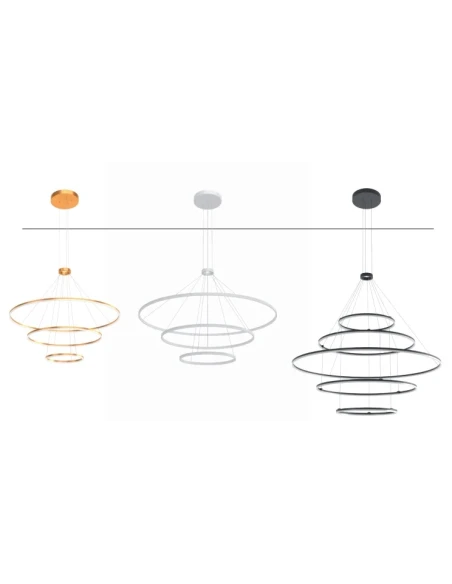 Redo Group - Orbit Vertical Pendant Lamp - Matt White