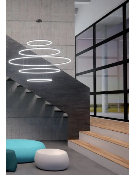 Redo Group - Orbit Vertical Pendant Lamp - Bronze