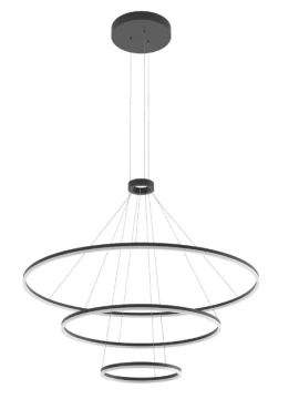 Redo Group - Orbit Vertical Pendant Lamp - Matt Black