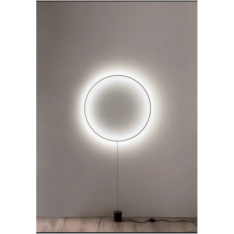 Redo Group - Slick Lampada a Sospensione / Terra Circolare - Nero  Opaco