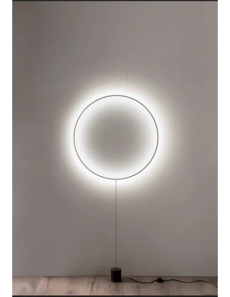 Redo Group - Slick Lampada a Sospensione / Terra Circolare - Nero  Opaco