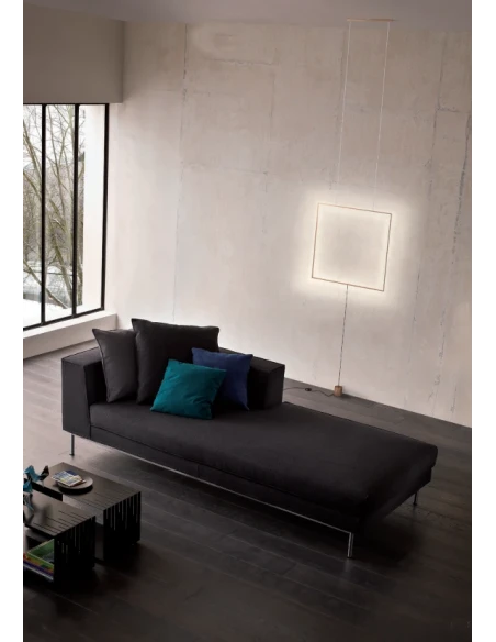 Redo Group - Slick Square Pendant / Floor Lamp - Matt Black