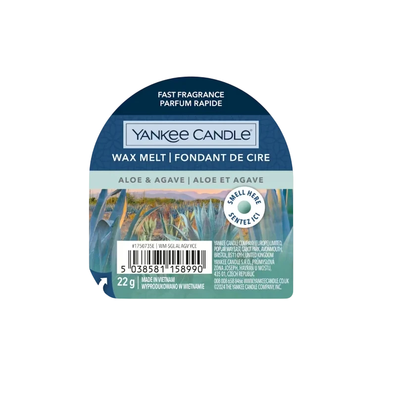 Yankee Candle - Aloe & Agave - Cera da Fondere