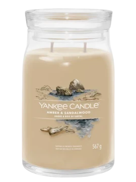 Yankee Candle - Amber & Sandalwood - Large Jar Candle