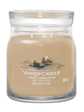 Yankee Candle - Amber & Sandalwood - Medium Jar Candle
