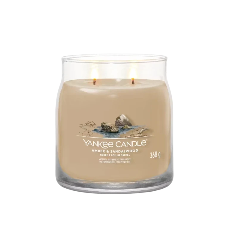 Yankee Candle - Amber & Sandalwood - Medium Jar Candle