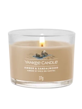 Yankee Candle - Amber & Sandalwood - Glass Votive Candle
