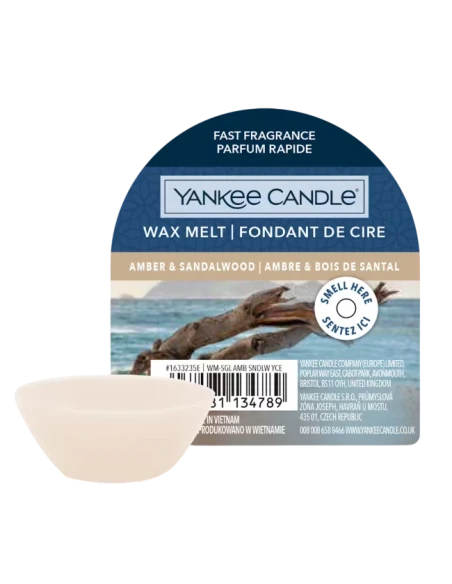 Yankee Candle - Amber & Sandalwood - Cera da Fondere