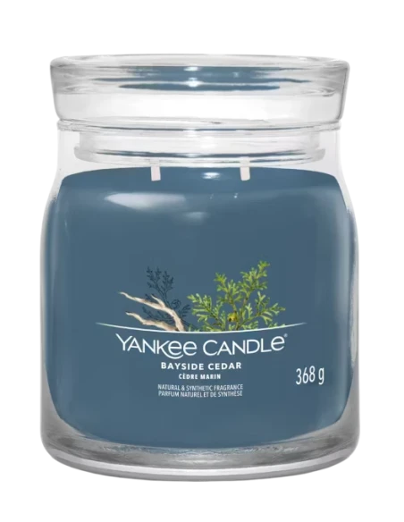 Yankee Candle - Bayside Cedar - Candela in Giara Media