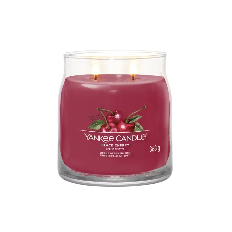 Yankee Candle - Black Cherry - Candela in Giara Media