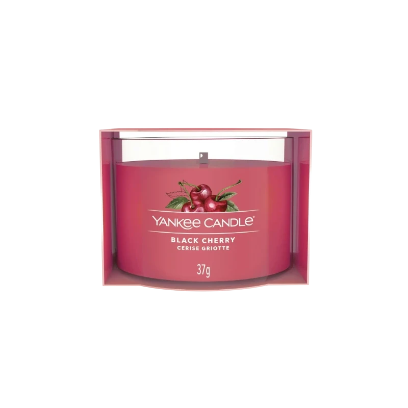 Yankee Candle - Black Cherry - Glass Votive Candle