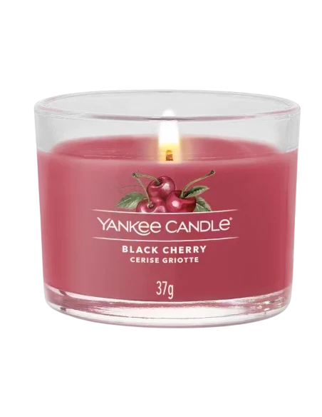 Yankee Candle - Black Cherry - Glass Votive Candle