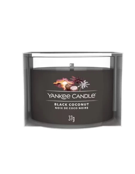 Yankee Candle - Black Coconut - Glass Votive Candle