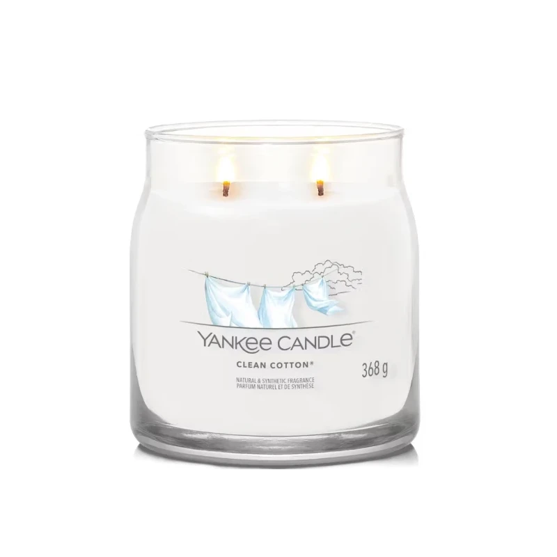 Yankee Candle - Clean Cotton® Candela in Giara Media