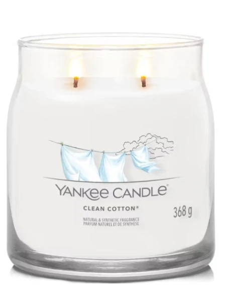Yankee Candle - Clean Cotton® Candela in Giara Media