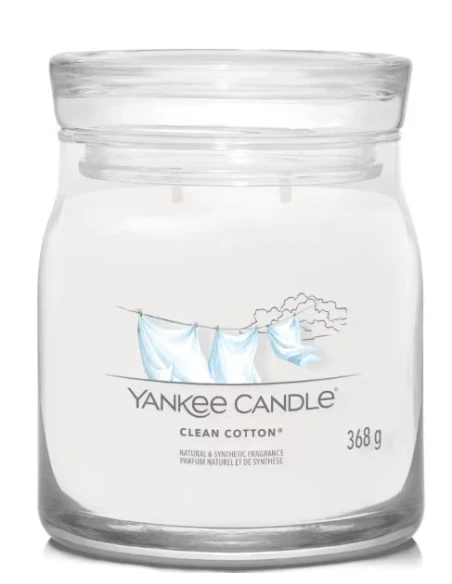Yankee Candle - Clean Cotton® Candela in Giara Media