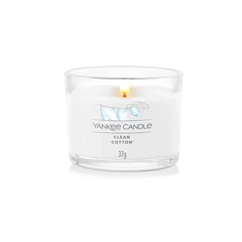 Yankee Candle - Clean Cotton® Glass Votive Candle