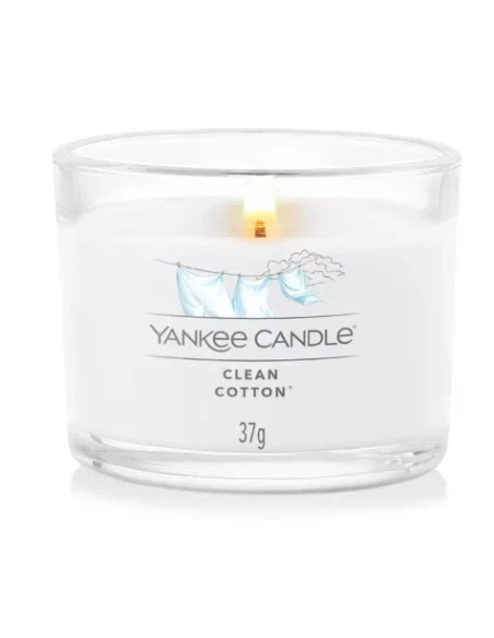 Yankee Candle - Clean Cotton® Glass Votive Candle