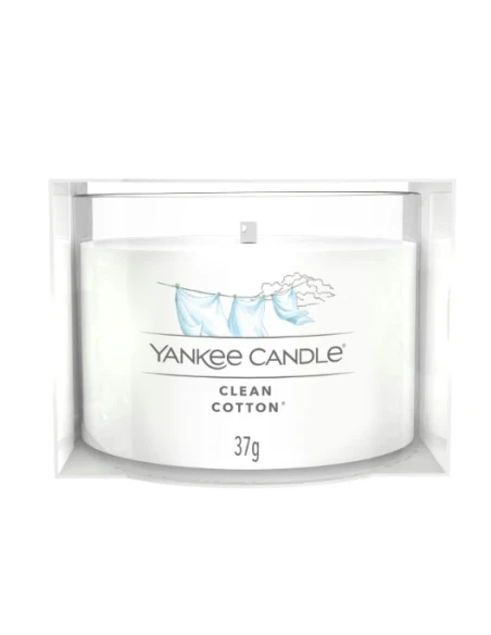 Yankee Candle - Clean Cotton® Candela Votiva in Vetro