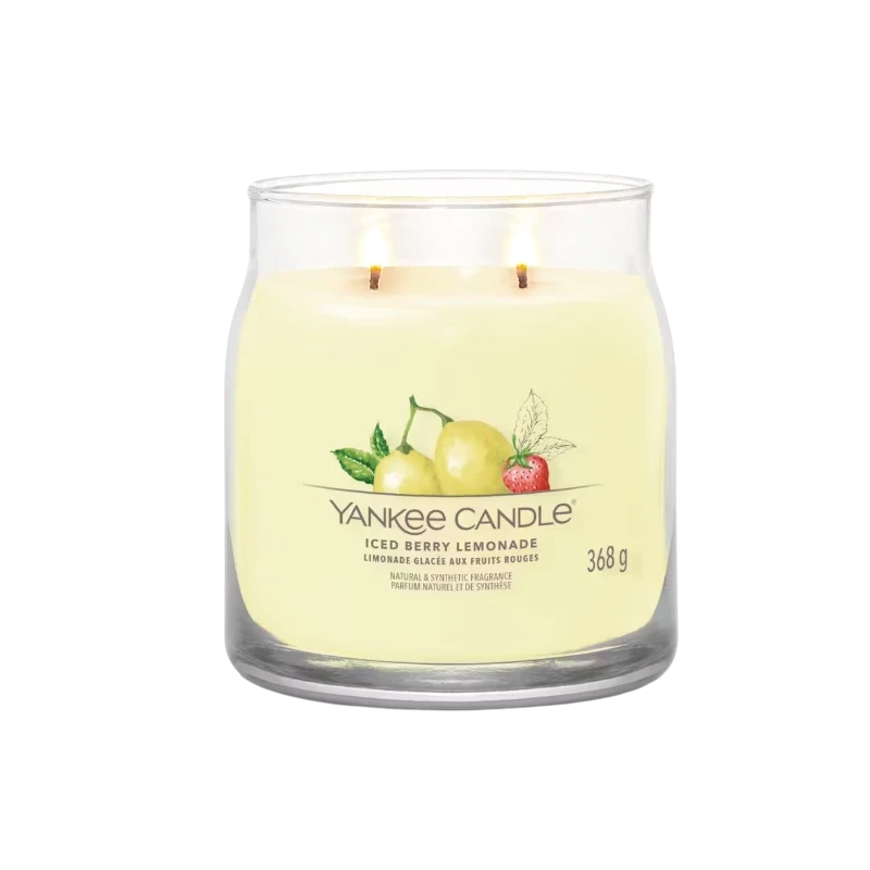 Yankee Candle - Iced Berry Lemonade  Candela in Giara Media