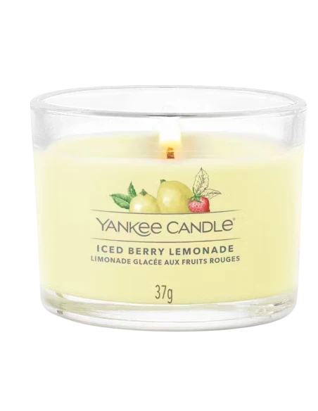 Yankee Candle - Iced Berry Lemonade Glass Votive Candle
