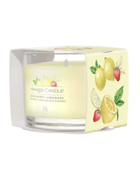 Yankee Candle - Iced Berry Lemonade Glass Votive Candle