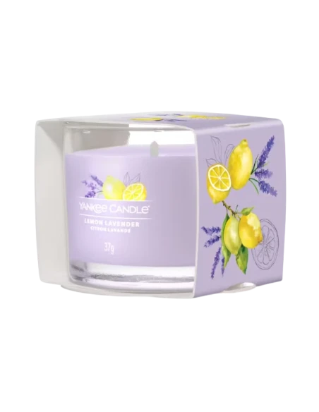 Yankee Candle - Lemon Lavender Glass Votive Candle