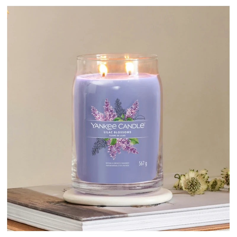 Yankee Candle - Lilac Blossoms Candela in Giara Grande
