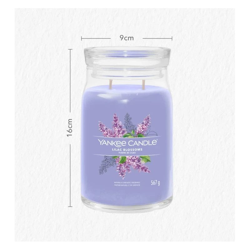 Yankee Candle - Lilac Blossoms Candela in Giara Grande