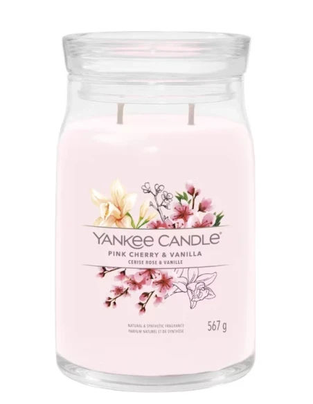 Yankee Candle - Pink Cherry & Vanilla Candela in Giara Grande