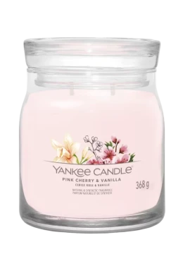 Yankee Candle - Pink Cherry & Vanilla Candela in Giara Media