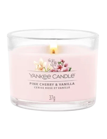Yankee Candle - Pink Cherry & Vanilla Votive Glass Candle