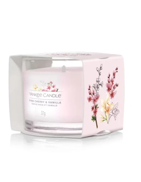 Yankee Candle - Pink Cherry & Vanilla Votive Glass Candle