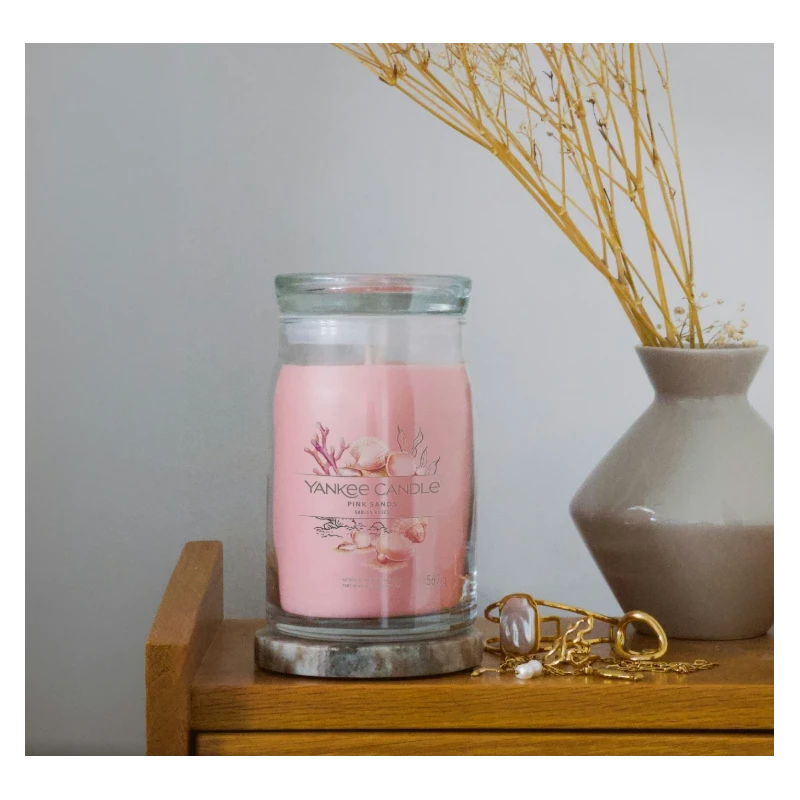 Yankee Candle - Pink Sands - Candela in Giara Grande