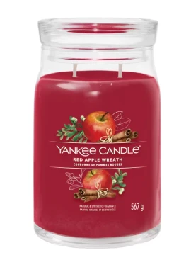 Yankee Candle - Red Apple Wreath Candela in Giara Grande