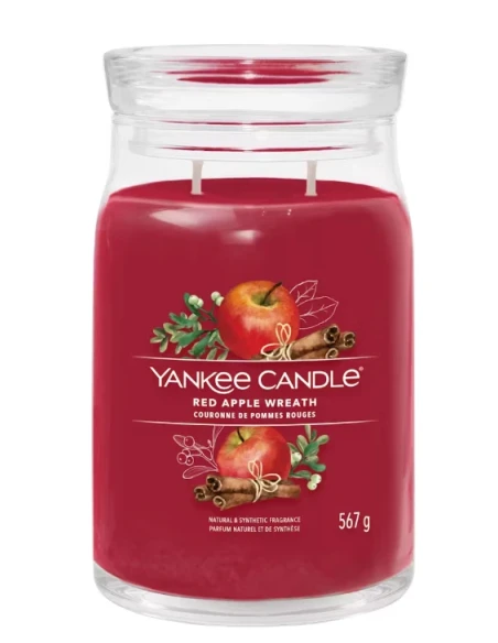 Yankee Candle - Red Apple Wreath Candela in Giara Grande