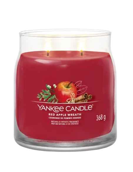 Yankee Candle - Red Apple Wreath Medium Jar Candle