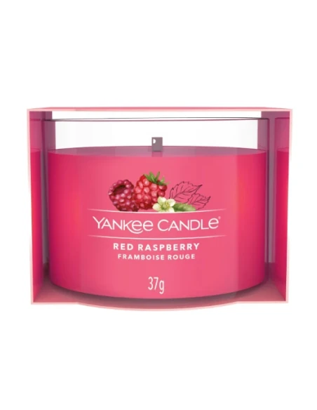 Yankee Candle - Red Raspberry Candela Votiva in Vetro
