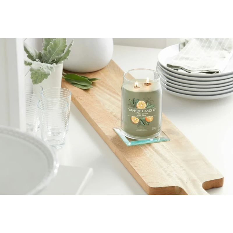 Yankee Candle - Sage & Citrus  Candela in Giara Grande