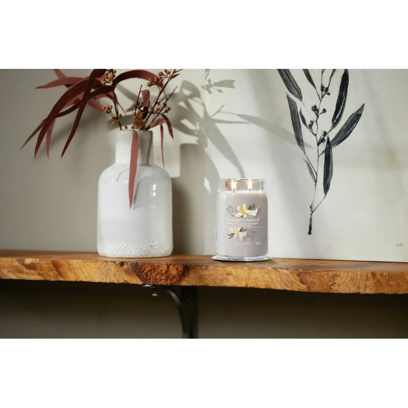 Yankee Candle - Smoked Vanilla & Cashmere Candela in Giara Grande