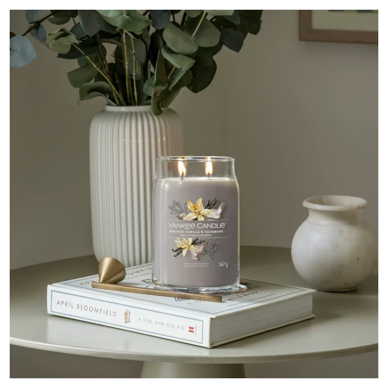 Yankee Candle - Smoked Vanilla & Cashmere Candela in Giara Grande