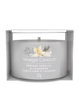 Yankee Candle - Smoked Vanilla & Cashmere Glass Votive Candle