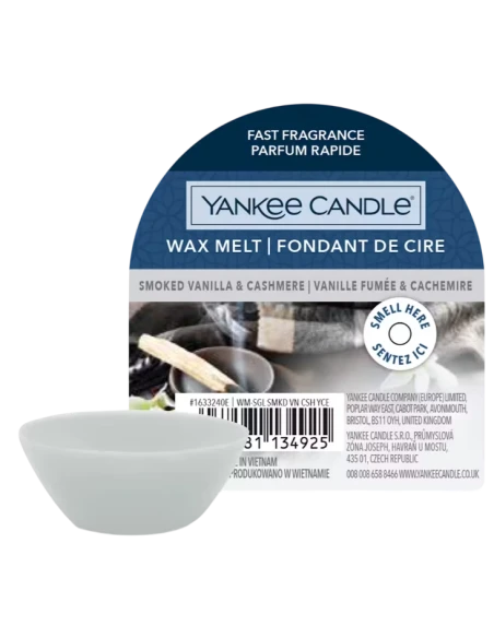 Yankee Candle - Smoked Vanilla & Cashmere Cera da Fondere
