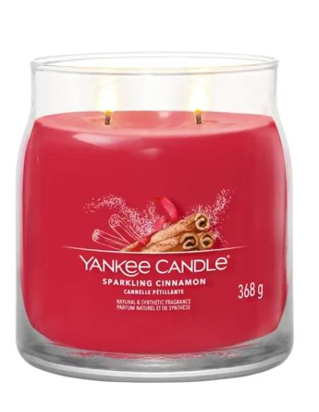 Yankee Candle - Sparkling Cinnamon Candela in Giara Media
